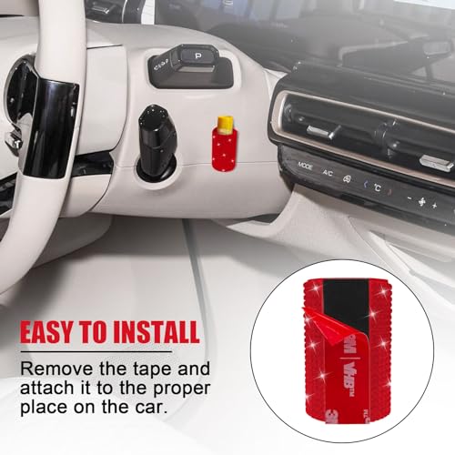 Upright Car Chapstick Holder (Red)