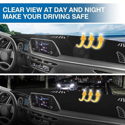 Black Dash Cover for Hyundai Sonata 2020 (Sonata 20-23(black))