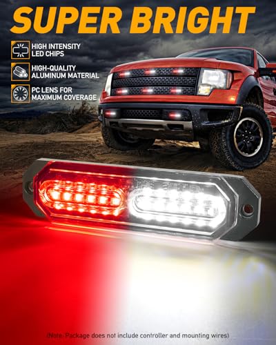 1200T Emergency Strobe Grille Lights (Red/White)