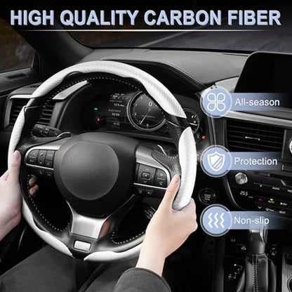 3pcs Carbon Fiber Anti (White / Universal (3pcs))