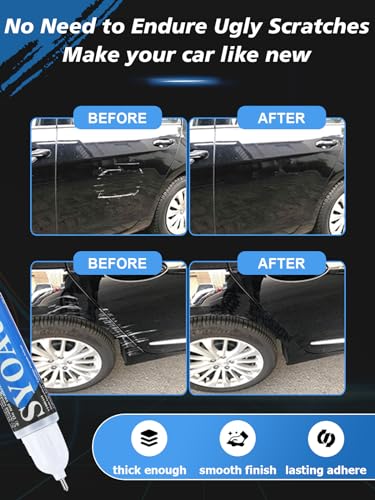 Black Touch Up Paint for Cars (Pure Black)