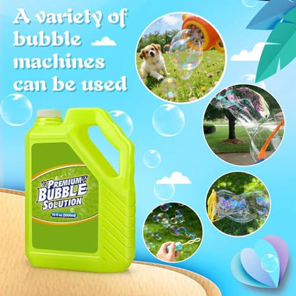 Bubble Solution Refill (Green-70 Ounce)
