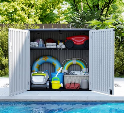 Storage Shed Weather Resistance (Off-White)