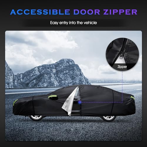 Car Cover Custom Fit for Honda Accord 2001 (Fit for Honda Accord Black)