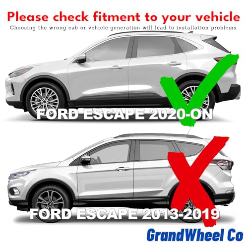 Window Deflectors Smoke Tinted in (For Escape 20-26)