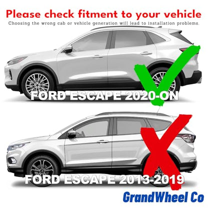 Window Deflectors Smoke Tinted in (For Escape 20-26)