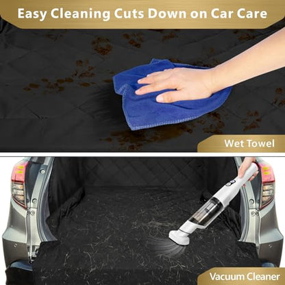 SUV Cargo Liner for Dogs (Black / Large Extended (With Flaps) 93")