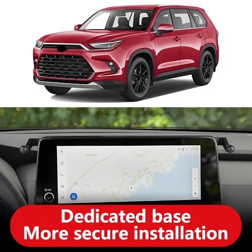 Car Phone Holder Center Console Organizer for Toyota Grand Highlander 2024 2025 2026 Auto Accessories Navigation Bracket Interior Decoration Screen Dash Board Mobile Cell Phone Mount case (for Grand Highlander 2024-2026【Holder Box】)