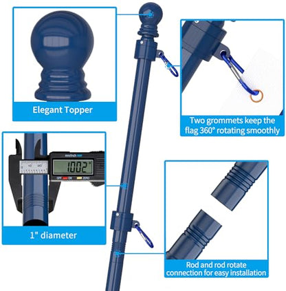Flag Pole Upgraded Bracket (Blue)