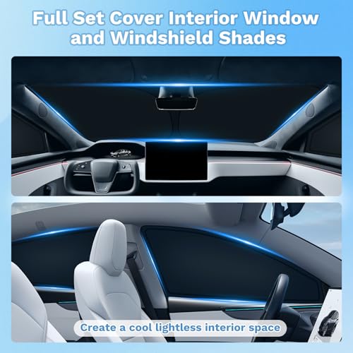 Car Window Shades for Toyota Prius 2023 2024 2025 2026 Windshield Sun Shade Side Window Cover UV Block Privacy Protection Accessories for Camping Blackout Rear Back Full Set 6PCS (FOR | Prius 2023-2026 (6pcs))