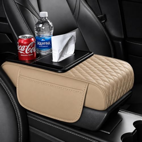 5 in 1 Car Center Console Cover (Beige)