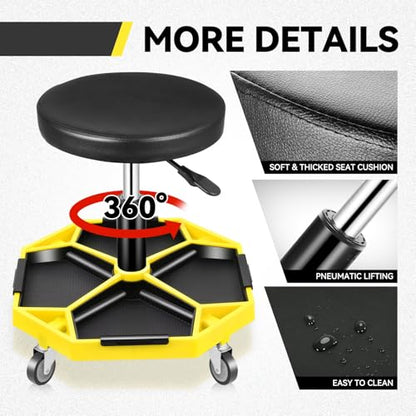 Mechanic Stool (Yellow)