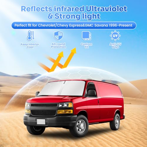 Window Shades for 1996 (Chevrolet/Chevy Express&GMC Savana 1996-Present)