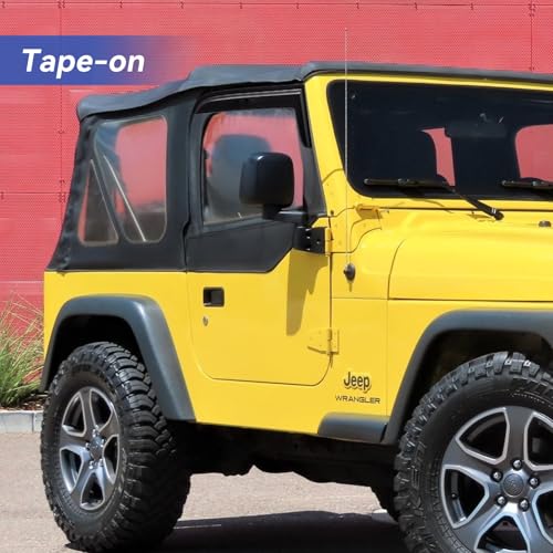 Window Visors Rain Guards for 1997 (1997-2006 Jeep Wrangler TJ)
