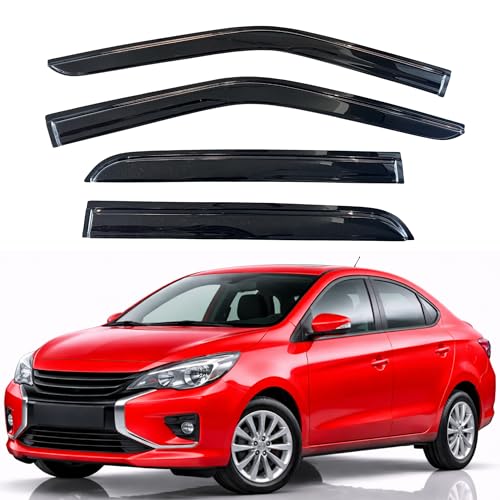 Rain Guards Window Visors for 2014 (2014-2022 Mirage Sedan)