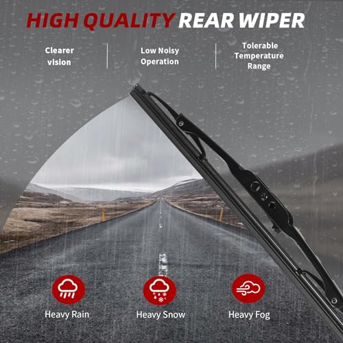 Premium Windshield Wiper Blades (26"+17"+12"(Top Lock))