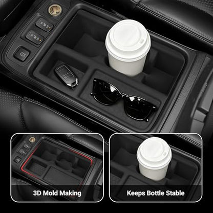 Car Cup Holder Compatible with Honda 2015 2016 CRV Accessories Silicone Material OEM Style Inserts Center Console Organizer (for Honda 2015-2016 CR-V)