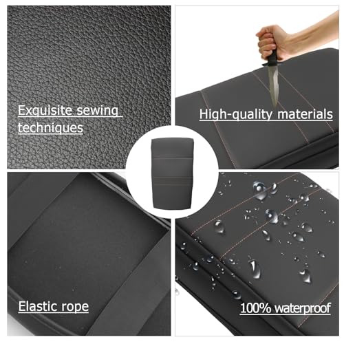 2024 2025 Prologue Center Console Cover Compatible with 2024 2025 Honda Prologue Accessories 2025 Prologue EX (2024 2025 Prologue Thick Black)