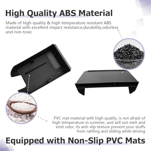 for 2025 Toyota RAV 4 Accessories Compatible with 2019 2020 2021 2022 2023 2024 2025 Toyota RAV 4 Front Center Console Organizer