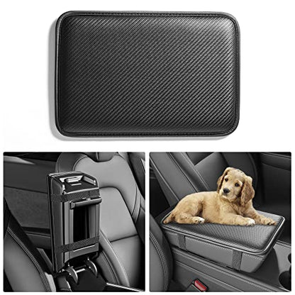 Car Armrest Covers (Sport Black / L - 14.0*9.6 inches)
