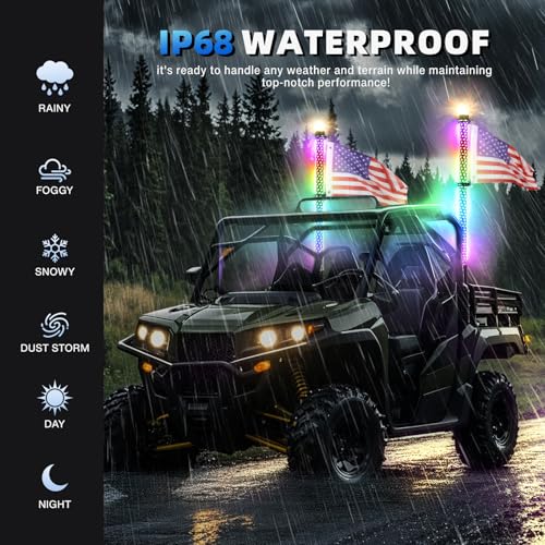 2Pack 3FT Fat Whip Lights (Fat 2Pack 3FT)