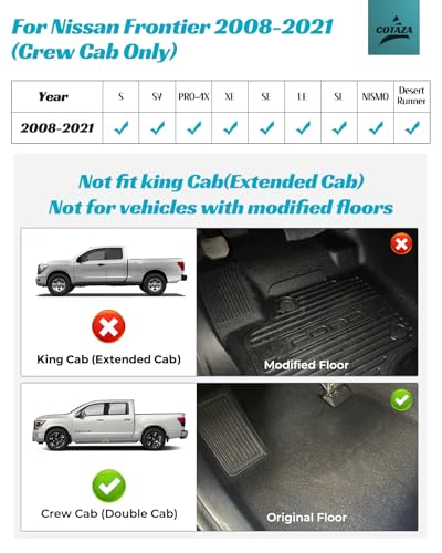 Car Floor Mats for Nissan Frontier 2008