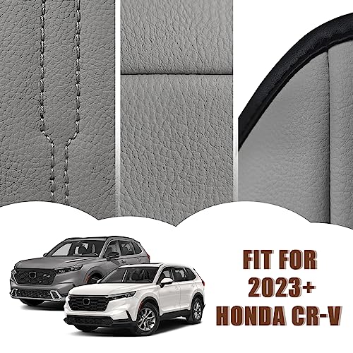 Armrest Cover for 2023+ Honda CR (11) 23+ |CR-V| Gray/Gray Stitching, Regular)
