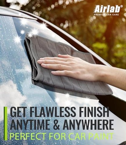 Carbon Microfiber Towels for Car Glass Window Polishing (Grey)