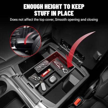Lower Center Console Organizer Fit for Dodge Ram 1500 2009 (Fit for Dodge RAM 2013-2018 B)