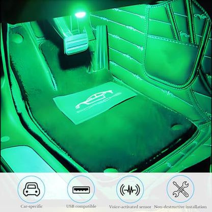 Car Interior LED Lights (Green)