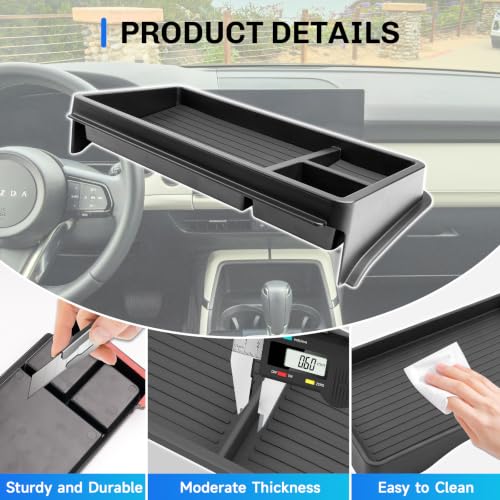 for 2026 Mazda CX5 Dashboard Organizer Tray [Only for Basic 12.9