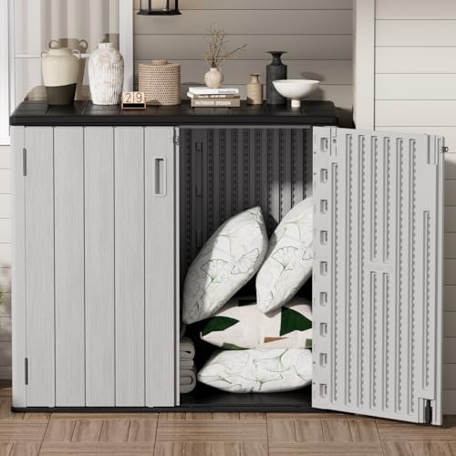 Outdoor Storage Cabinet for Patio & Garden Shed