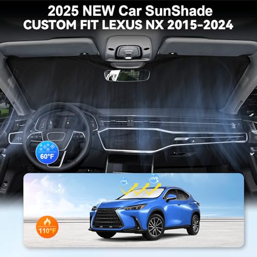 Custom Fit NX NX250 Windshield Sunshade for 2015 (Fit NX250 2015-2025)
