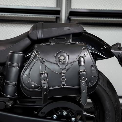 Motorcycle Saddlebags (Black-1)