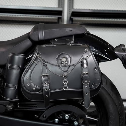 Motorcycle Saddlebags (Black-1)