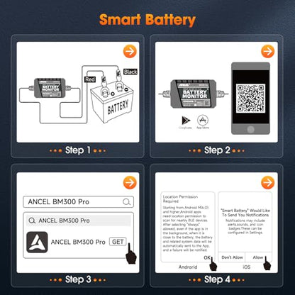 BM300 Pro Battery Monitor (Orange)