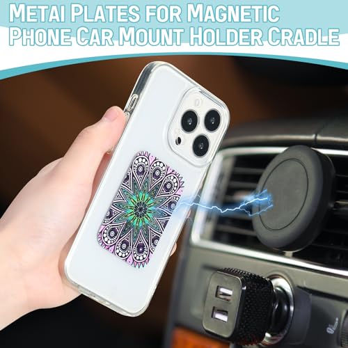 8 Pcs Cute Magnet for Phone Case Car Mount Sticker (Rectangle)
