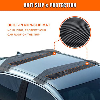 Kayak Car Roof Rack Pad for Kayak Surfboard SUP Canoe Soft Roof Rack Pads (32 Inch)