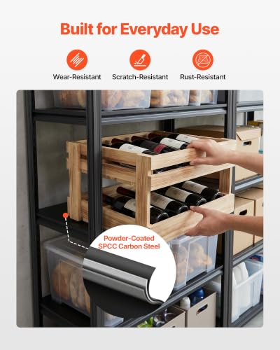 Storage Shelves (18" D x 31.5" W x 72" H)