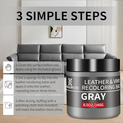 Leather Recoloring Balm (Gray / Leather Recoloring Balm)
