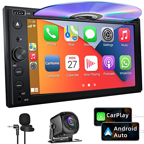 Double Din Car Stereo with CD (Car Stereo)