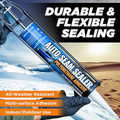 White [2 Pack] Professional Automotive Seam Sealer