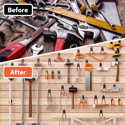 Garage Hooks Anti (32 Pack Orange)