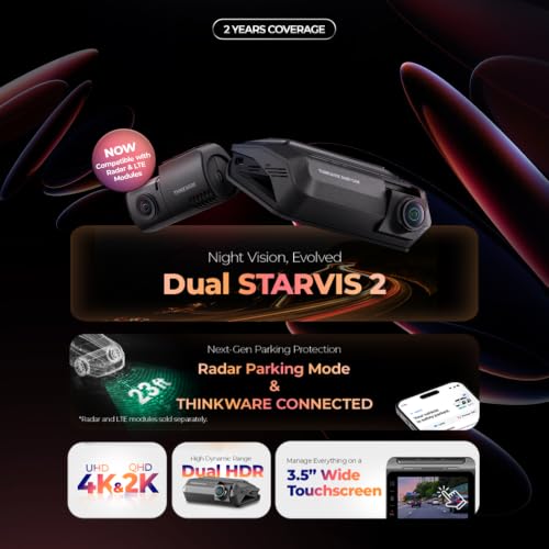 ARC900 Dash Cam 4K Front and 2K Rear