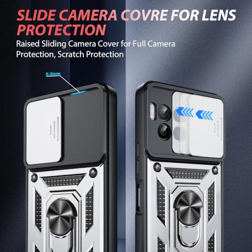 for T Mobile Revvl 7 Pro Phone Case (T-Mobile REVVL 7 Pro（6.78"） / Silver)