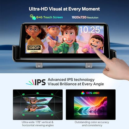 10.25 Inch Android Car Stereo for BMW 3 Series E90 (2+64GB)