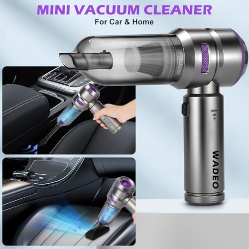 Handheld Vacuum Cordless (Silver Gray With Brushless Motor)