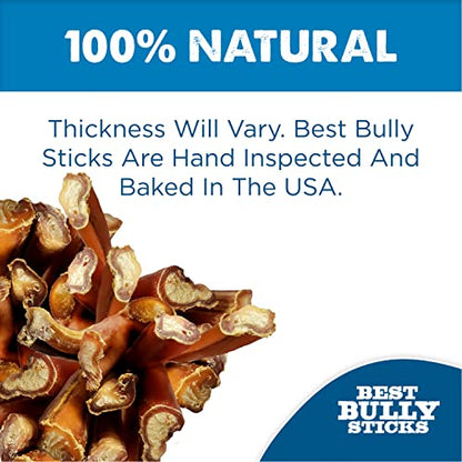 12 Inch Bully Sticks for Dogs (50 Count (Pack of 1))