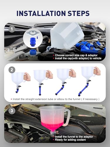 2026 Upgraded Coolant Bleeder Funnel Kit