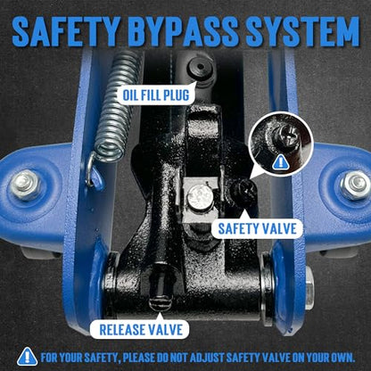2.5 Ton Low Profile Floor Jack (BLUE)
